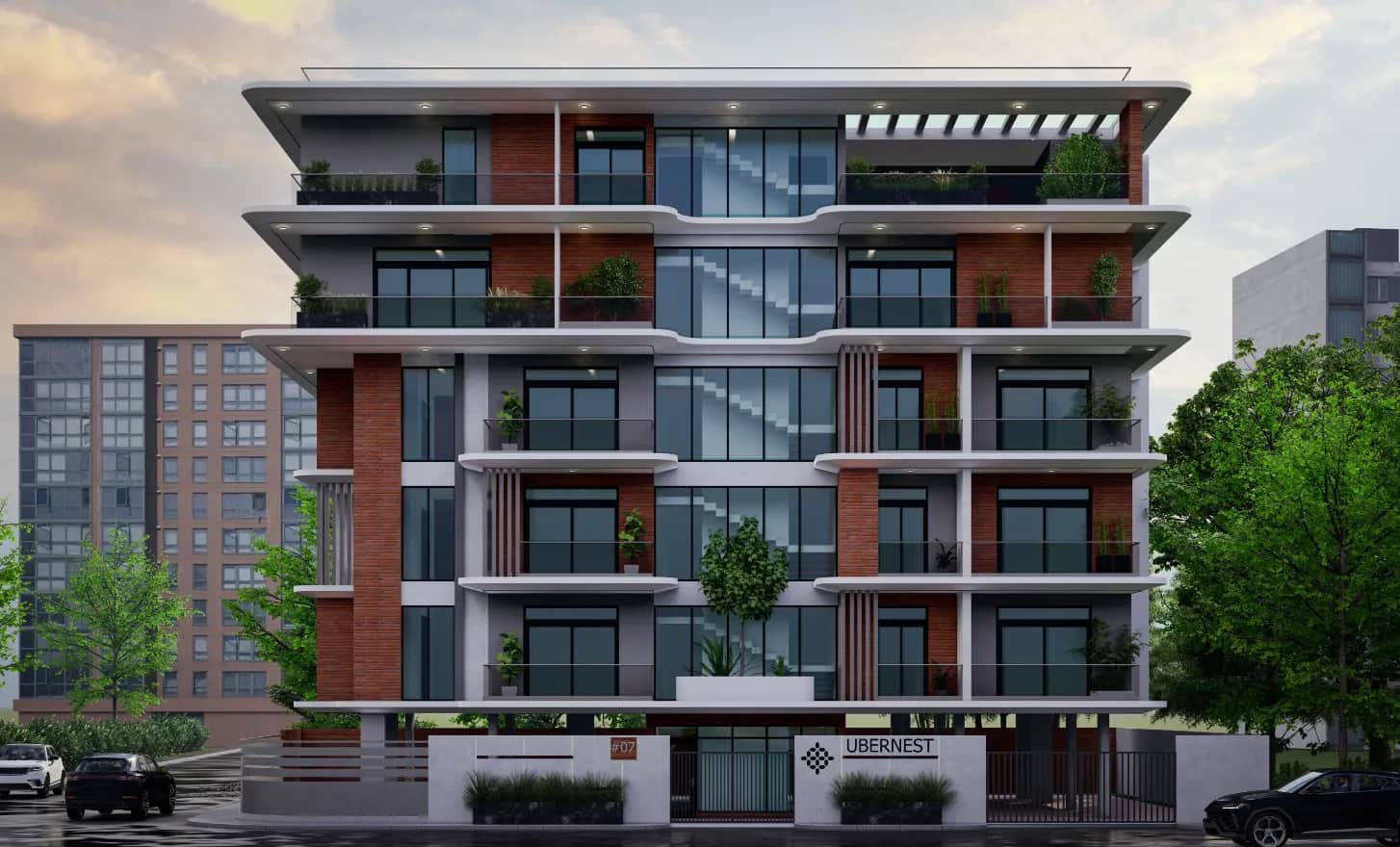 Takshavi residential enclave on Spencer Road, Frazer Town, Bangalore